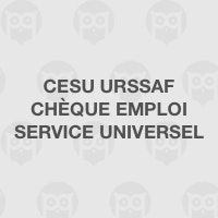 CESU URSSAF Chèque Emploi Service Universel