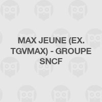 MAX JEUNE (ex. TGVMax) - groupe SNCF