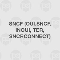 SNCF (Oui.sncf, Inoui, TER, sncf.connect)